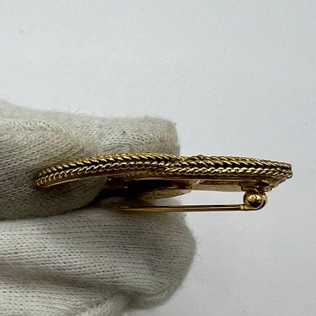 【未使用に近い/箱付き】シャネル ブローチ ココマーク ヴィンテージ 1109