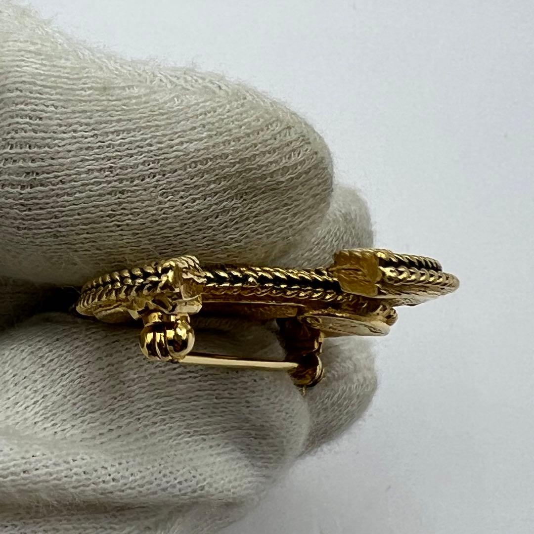 【未使用に近い/箱付き】シャネル ブローチ ココマーク ヴィンテージ 1109