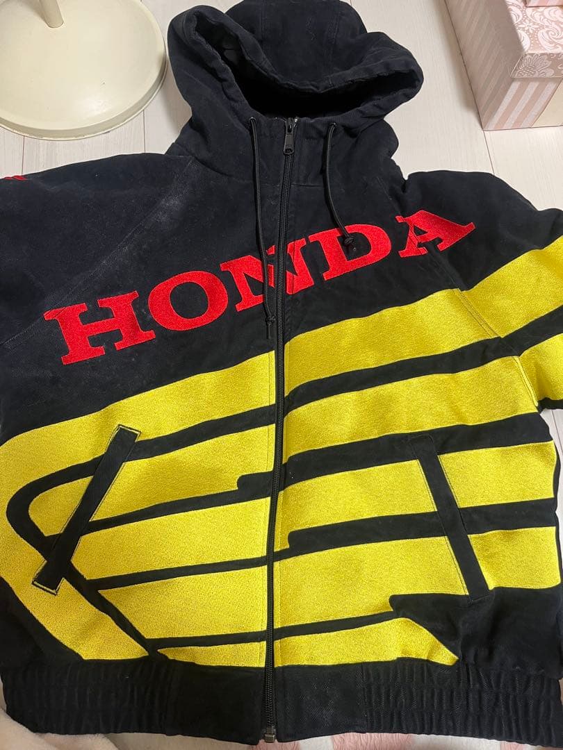 ジャケット・アウター supreme honda fox racingpuffyzipupjacket