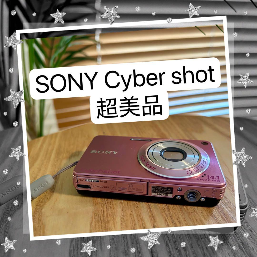 超美品 SONY Cyber-shot DSC-W350 ピンク動作確認済
