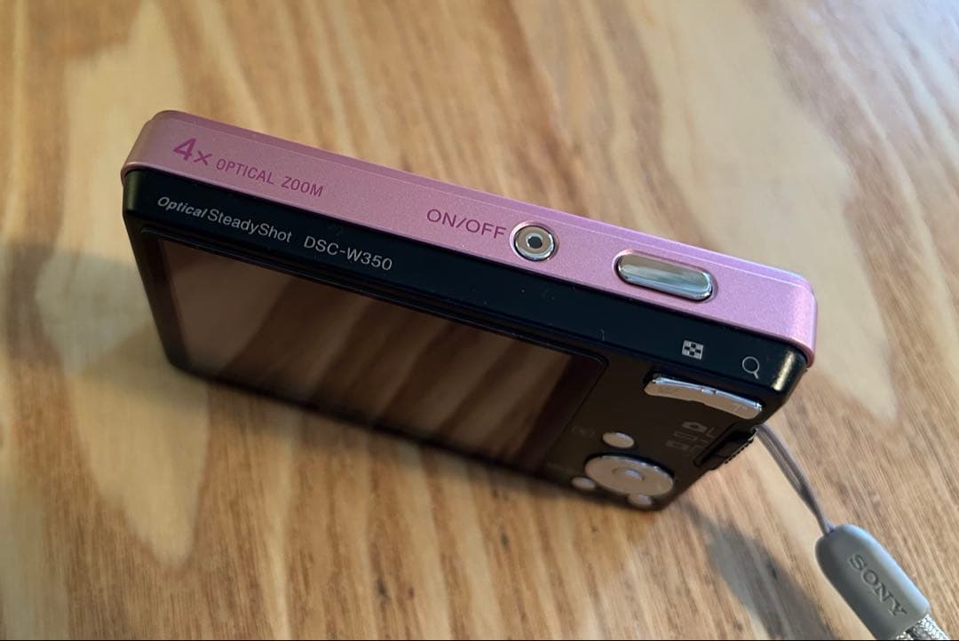 超美品 SONY Cyber-shot DSC-W350 ピンク動作確認済