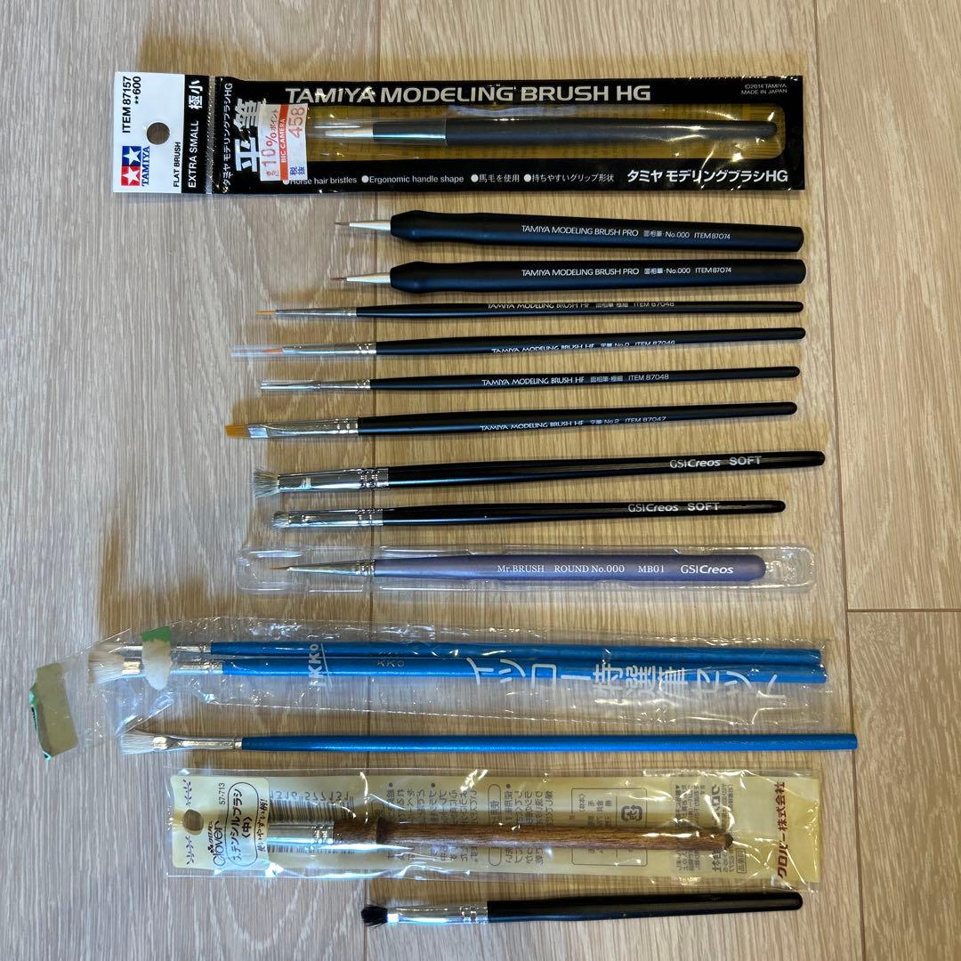 プラモデル 制作セット　リニアコンプレッサーL5 エアブラシ　ピンバイス　他