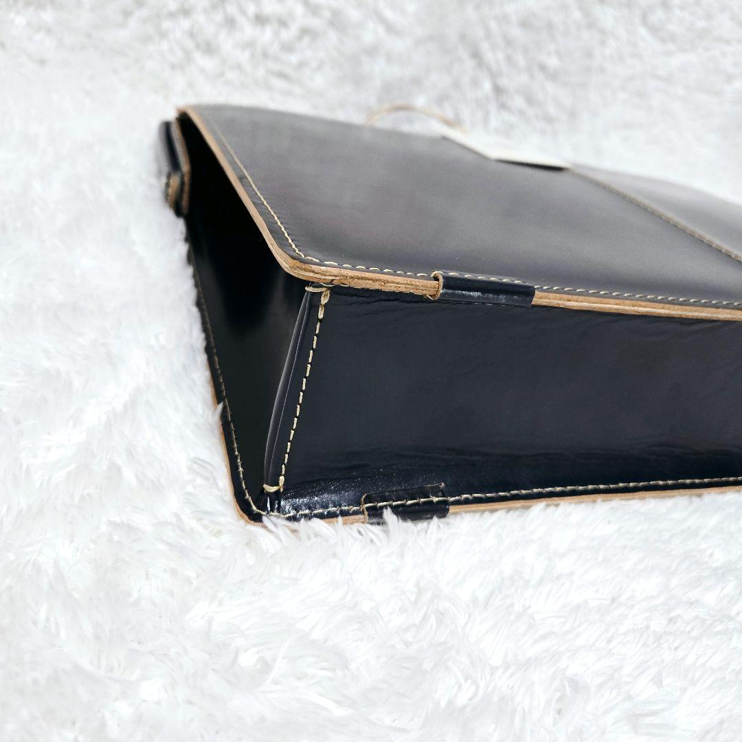 限定値下☆ブリーフケース ビジネスバッグ タグ付き 本革 A4収納可 日本製