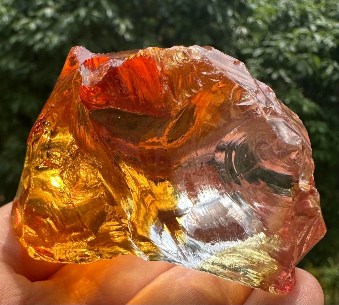 アンダラクリスタル　マルチカラー　オレンジ　ジャワ島　高次元瞑想　レムリアン