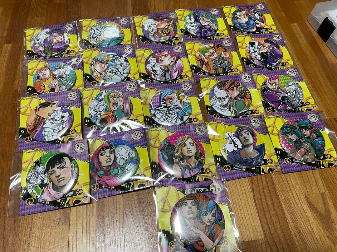 ジョジョ展 in S市杜王町 2017 コレクション缶バッジ コンプリートセット