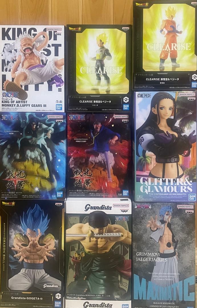 ワンピース ドラゴンボール ブリーチ フィギュアまとめ売り プライズフィギュア