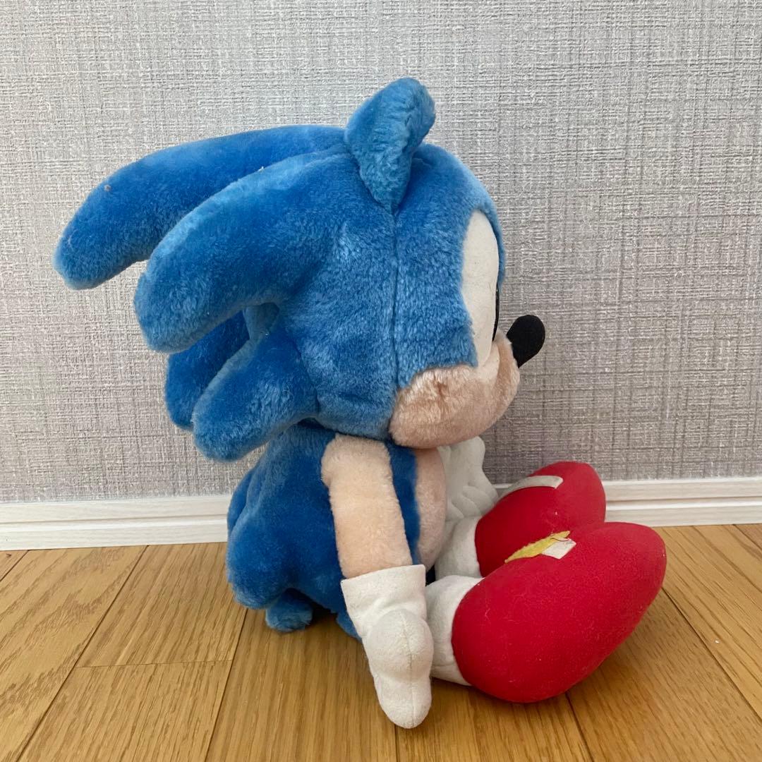 希少 レア レトロ ぬいぐるみ ソニック 1998年製 SEGA ヘッジホッグ