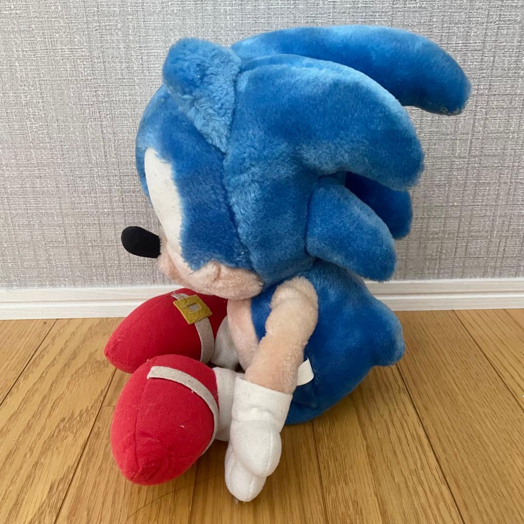 希少 レア レトロ ぬいぐるみ ソニック 1998年製 SEGA ヘッジホッグ