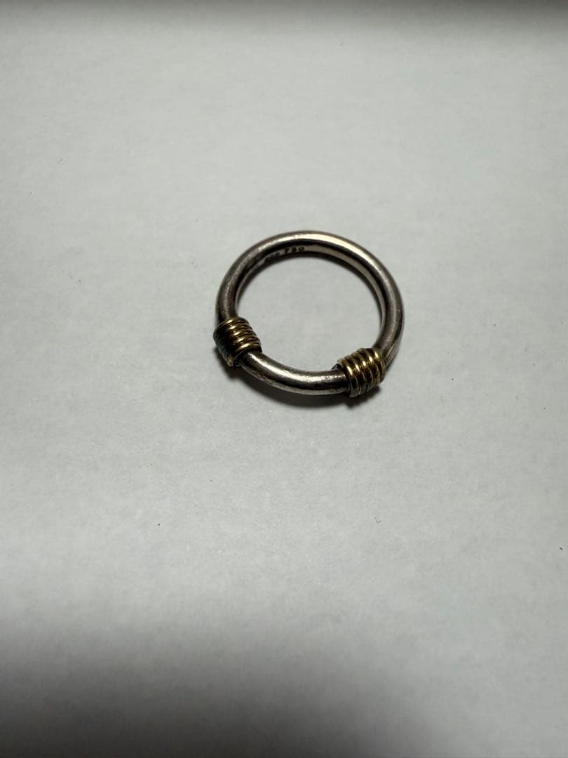 ティファニー リング　10号　バンドウィズ　コンビ 750 指輪 925