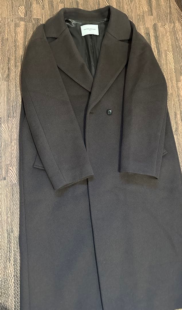 極美品【UNITED ARROWS】BIGテーラードコート MOCA