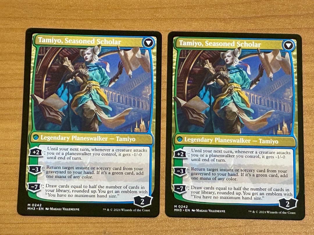 MTG　知りたがりの学徒、タミヨウ　英語版　2枚セット