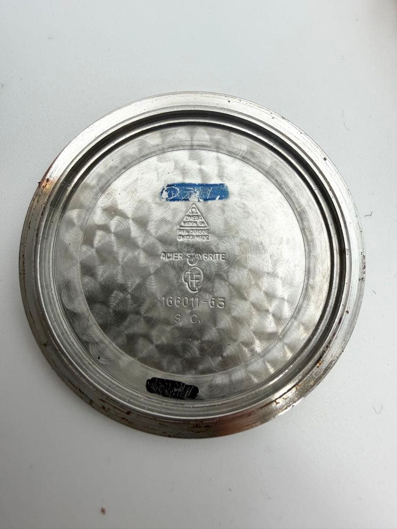 OMEGA Seamaster 自動巻 デイト 社外ベルト 社外尾錠