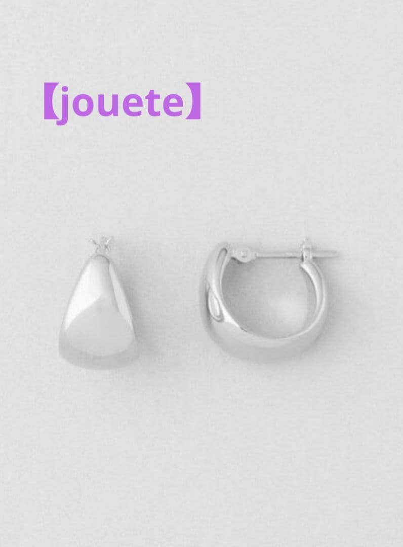 【ジュエッテ】jouete プラチナコーティングピアス両耳シルバー15,400円
