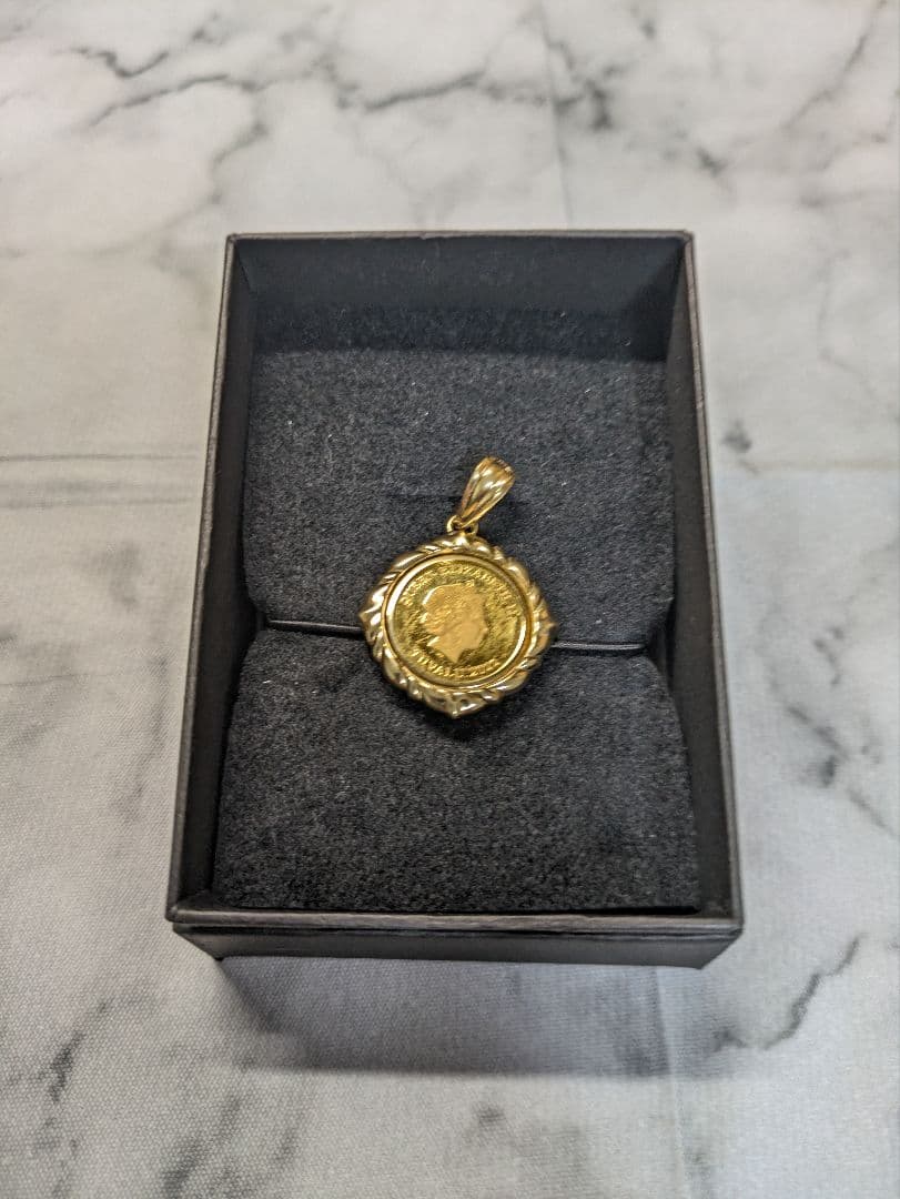 ツバル/ホース K24（純金　K24 1/10オンス、ペンダントのみ