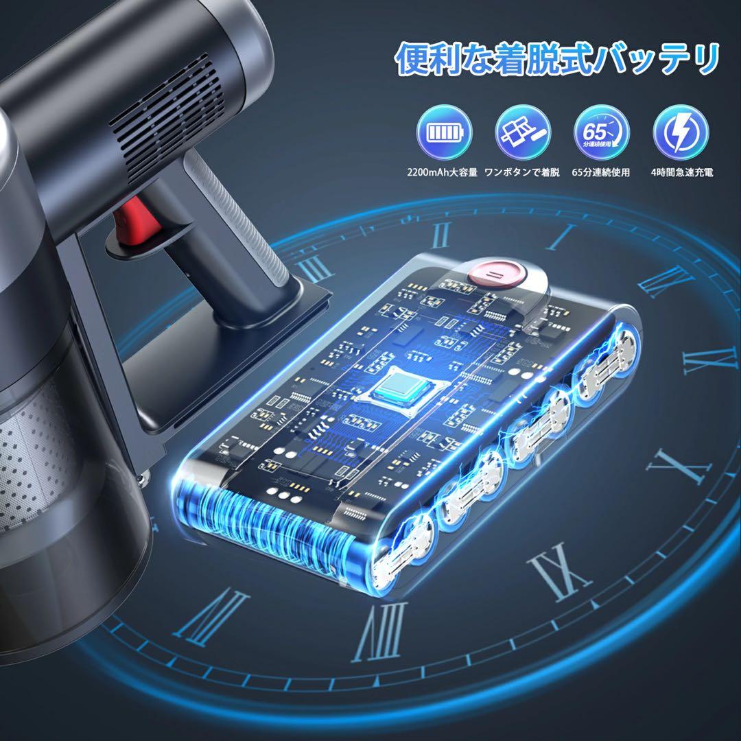 新品未使用⭐️LEDスティッククリーナー 65Kpa 楽天ランキング第1位商品