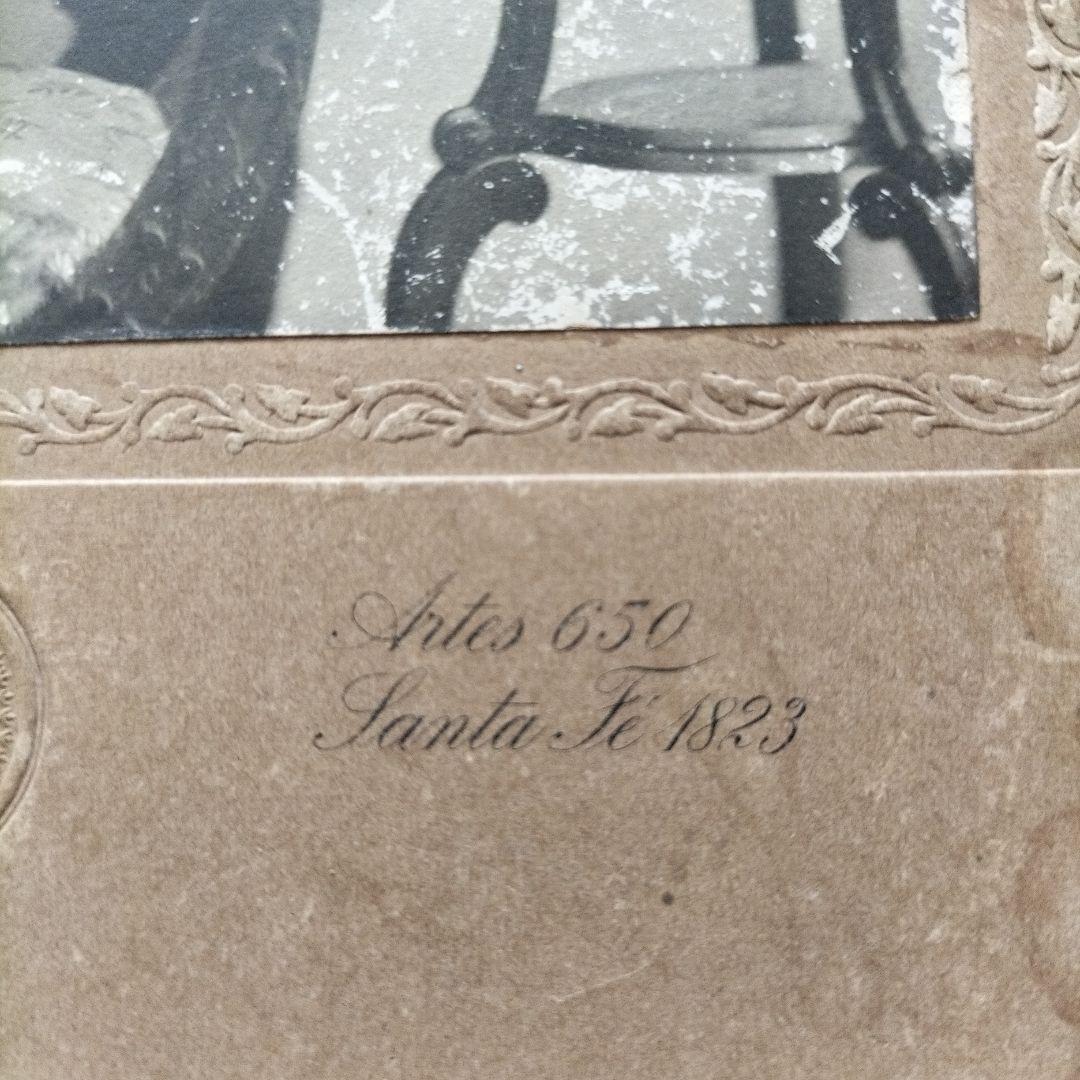 イタリアのアンティーク 肖像写真(1890年代後半～1900年代初頭？）