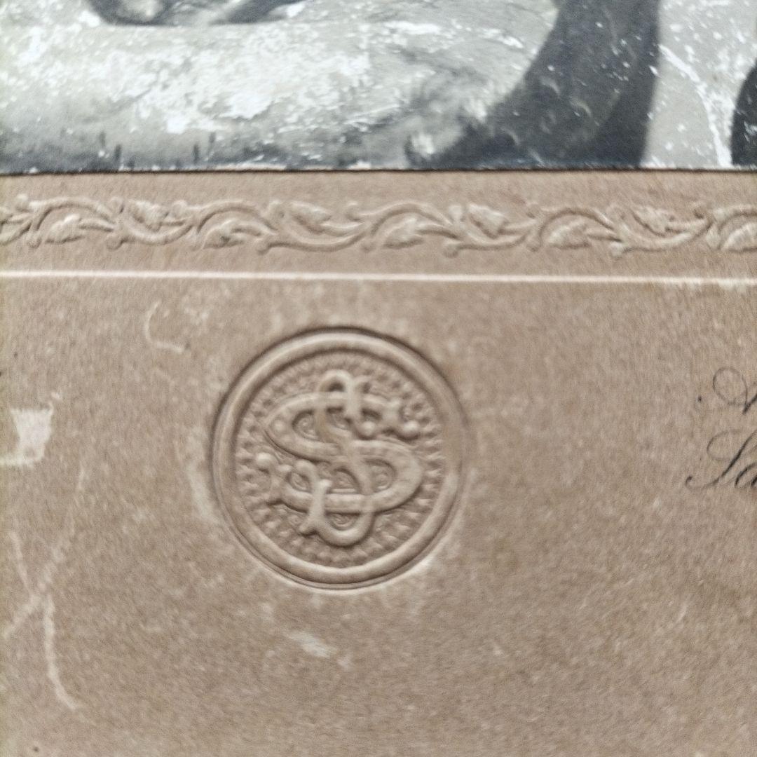 イタリアのアンティーク 肖像写真(1890年代後半～1900年代初頭？）