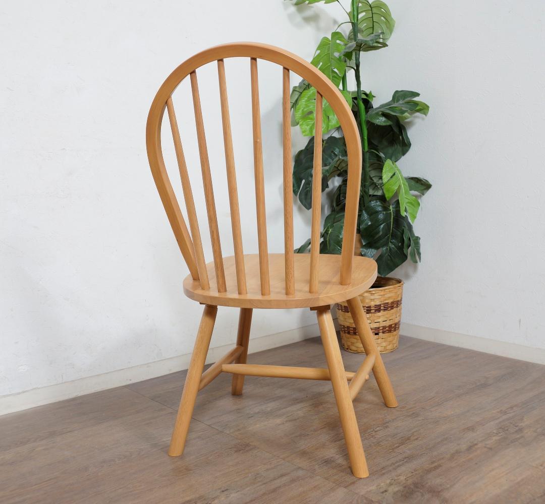 Pangrum ダイニングチェアー　ウィンザーチェア 背部丸型 2脚セット