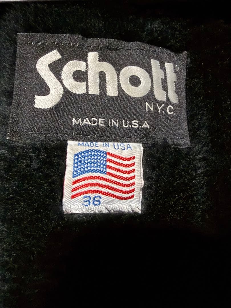 Schottシングルライダース641 サイズ36 M相当
