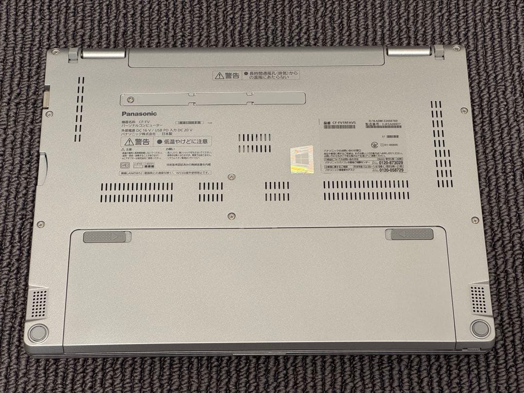 【超美品】累計230時間CF-FV1RFAVS LTE SIMフリー本革ケース付