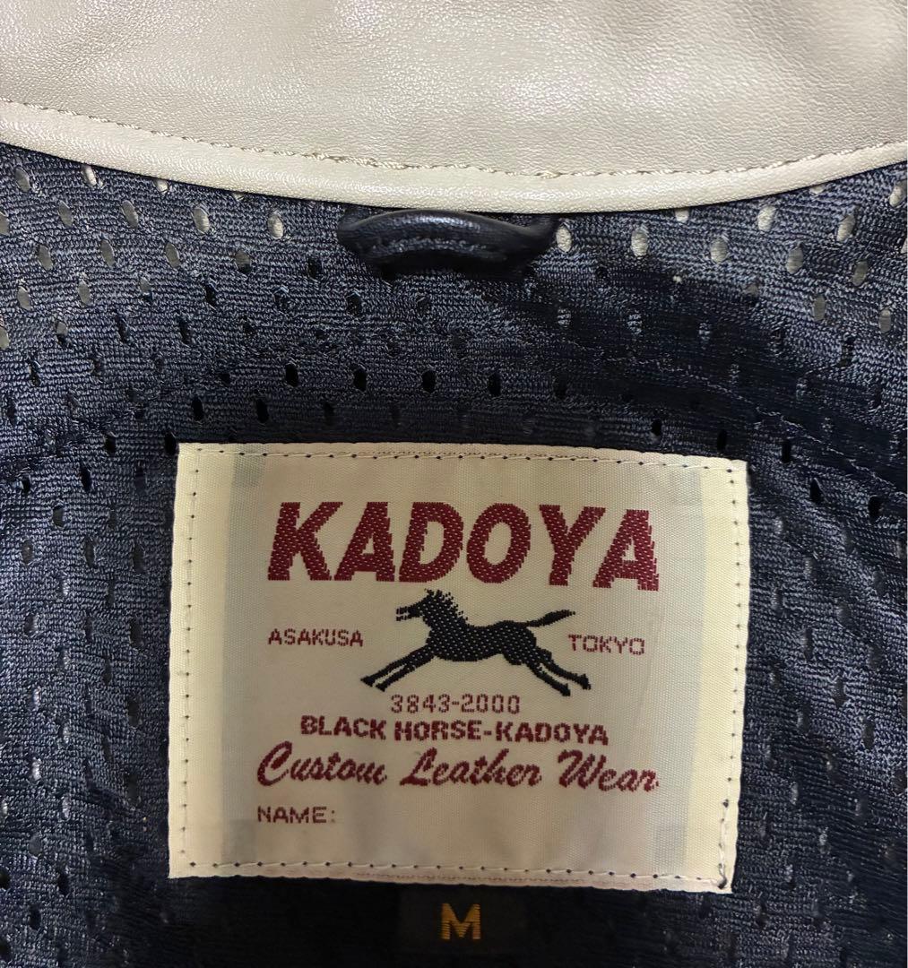 【美品】KADOYA カドヤ レザー ジャケット M