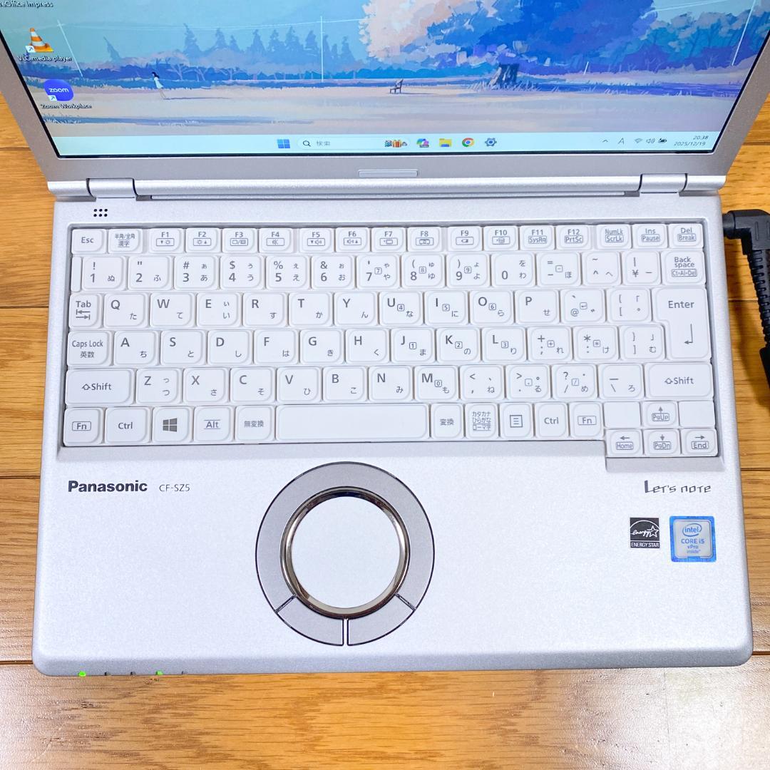 快適仕様レッツノート✨6世代i5 SSD256 メモリ8 軽量小型ノートパソコン