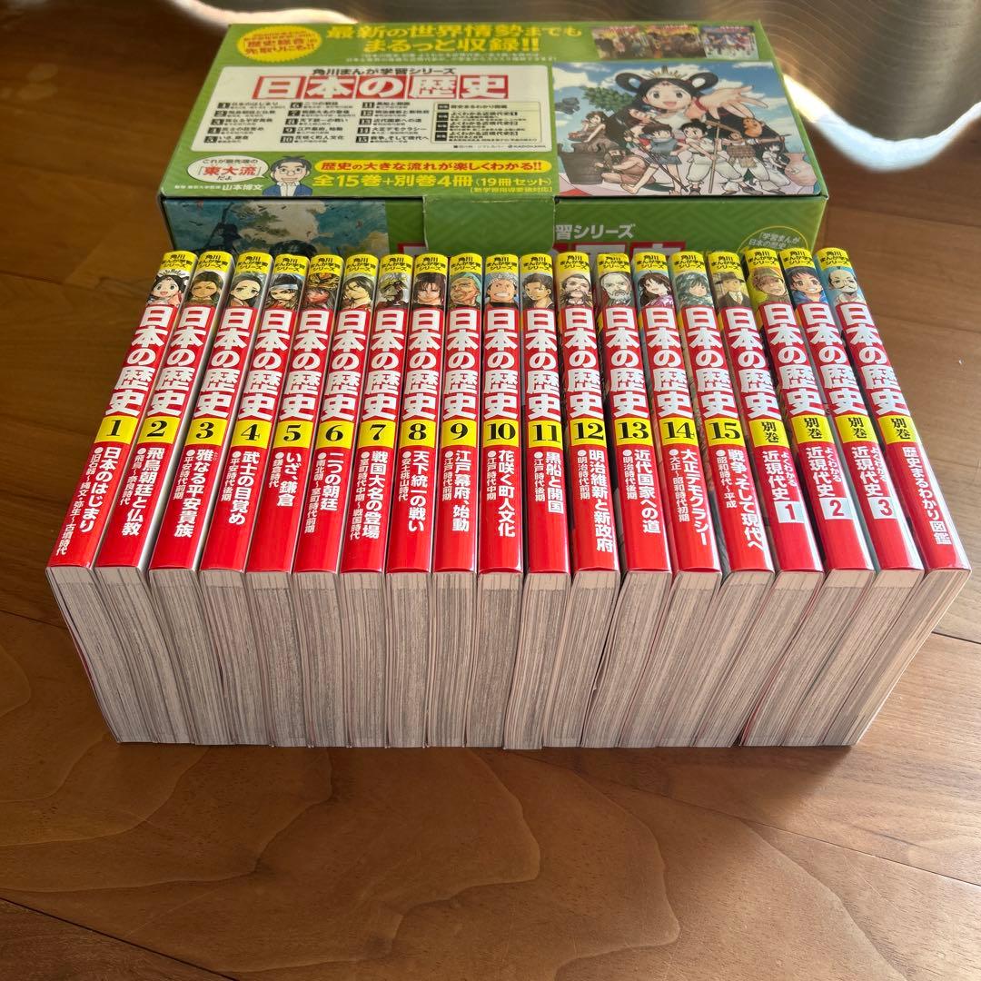 日本の歴史　角川　全巻セット