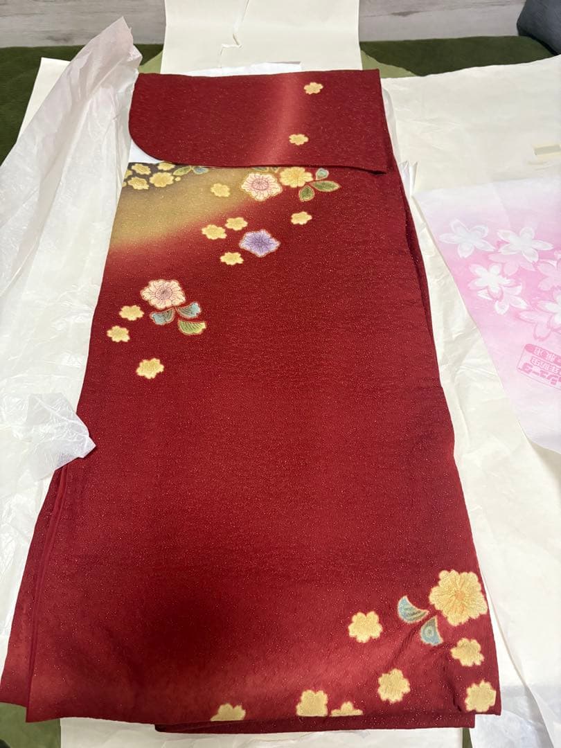 辻が花 振袖 長襦袢以外フルセット