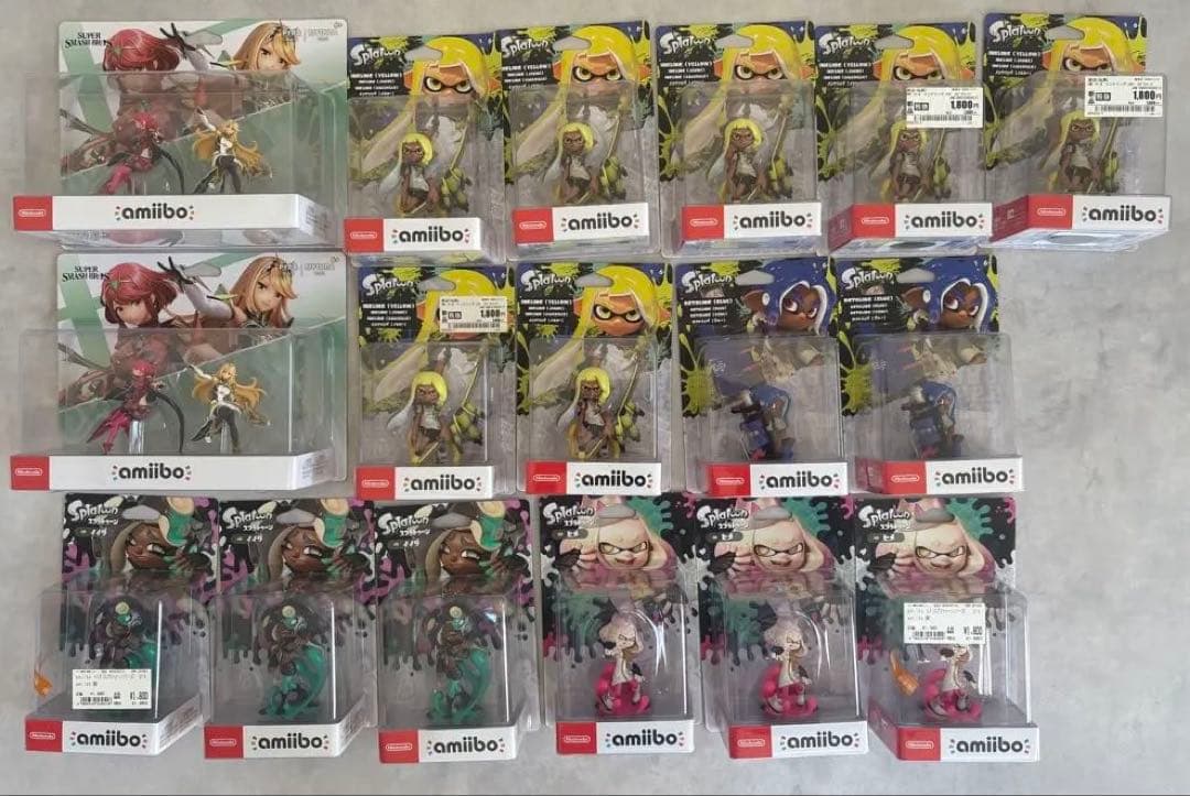 amiibo フィギュアセット 17個セット　スプラトゥーン ゼノブレイド