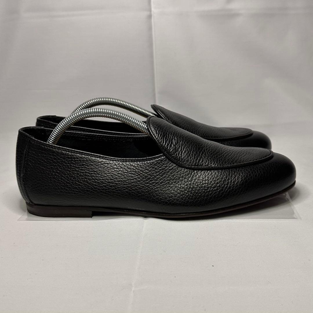 新品未使用☆ジャックソロヴィエール☆革靴☆スリッポン ローファー☆ブラック218