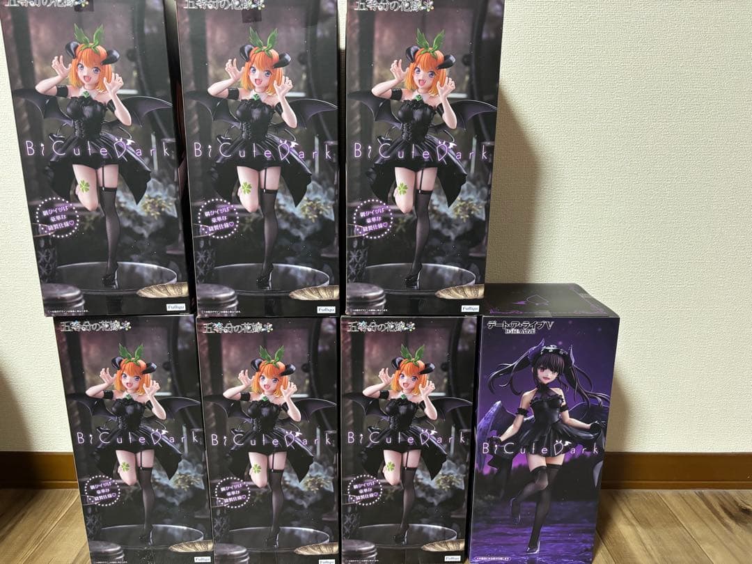五等分の花嫁 Bicute Dark Figure 中野四葉 ×6 + 時崎狂三