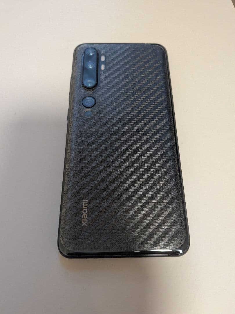 Xiaomi Mi Note 10 黒 ブラック 128GB SIMフリー