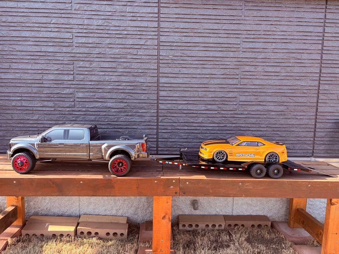 トレーラー　（トラクサス scx10 cc02 rc4wd ドリフト クローラー