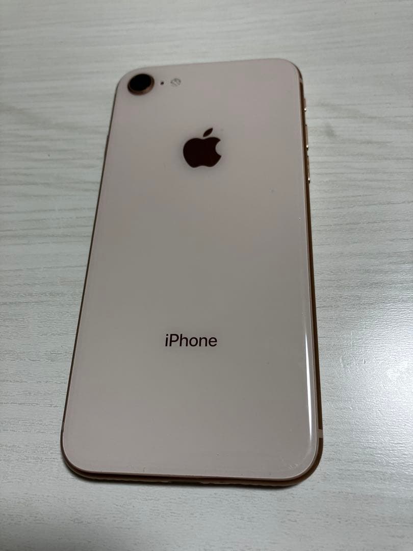 iPhone 8 256GB ゴールド SIMフリー バッテリー最大容量100%