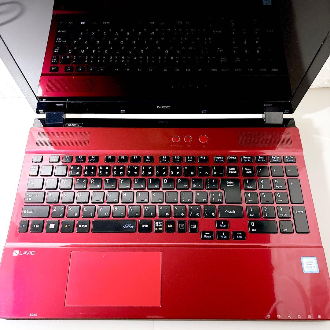 SSDで快適✨メモリ8GB フルHD 第7世代 カメラ ノートパソコン NEC