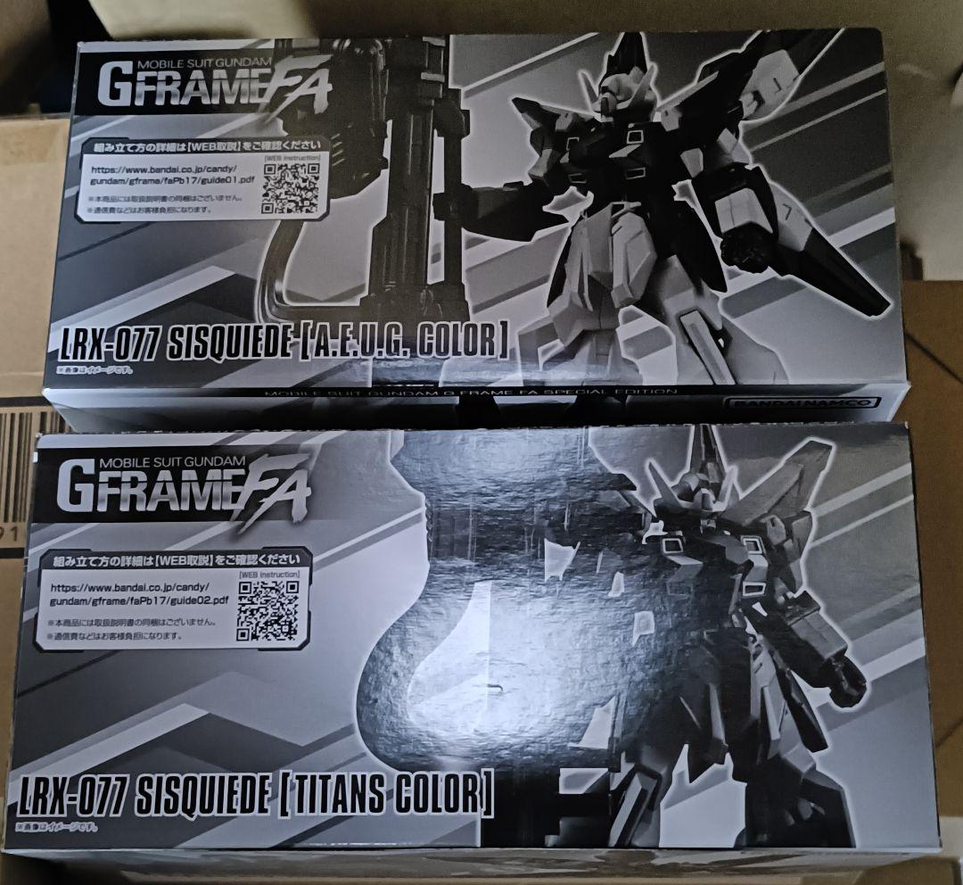 【未開封】G FRAME FA シスクード2種セット