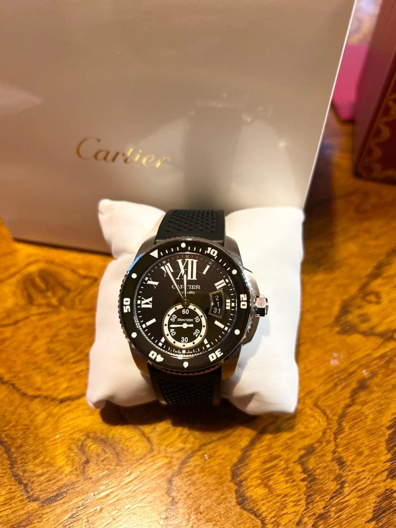 確実正規品 Cartier カリブル ドゥ カルティエダイバーズW7100056