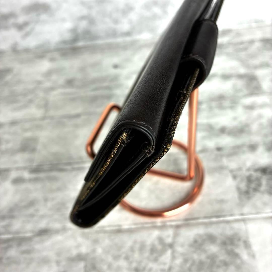 Fendi 二つ折り財布 FFロゴ ブラック ブラウン