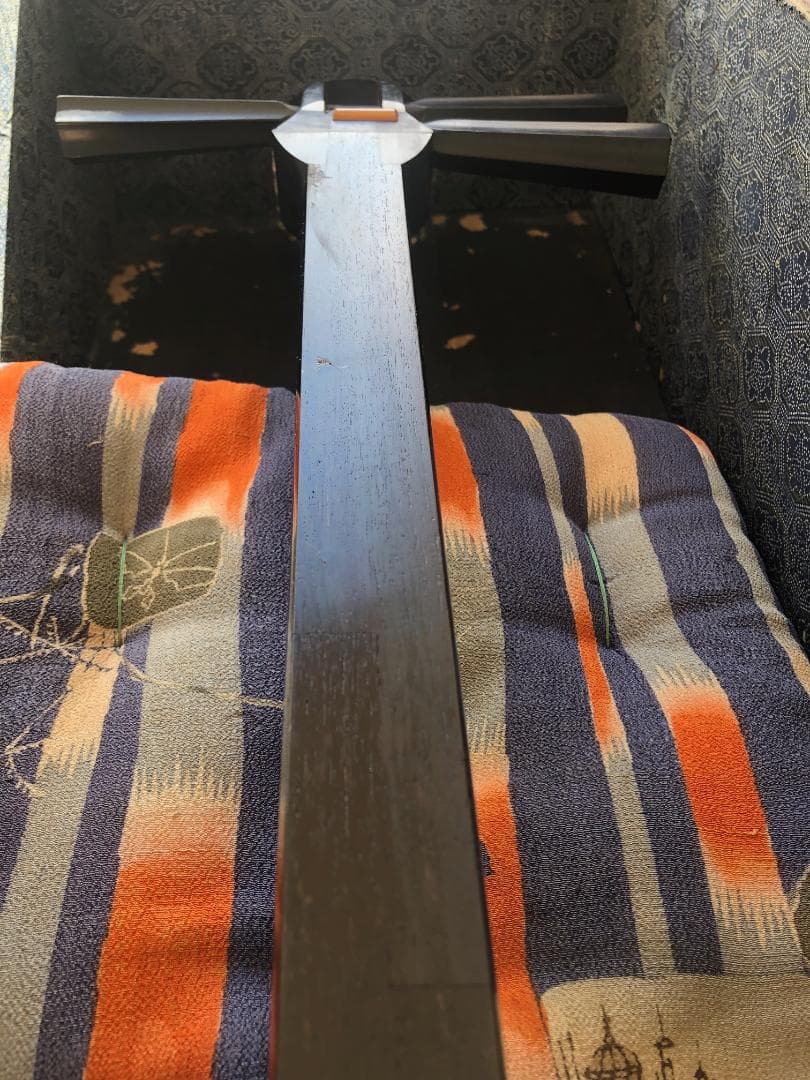 ◆義太夫 三味線 明治2年巳霜月 名古屋浅田屋製 紅木 星形金物◆