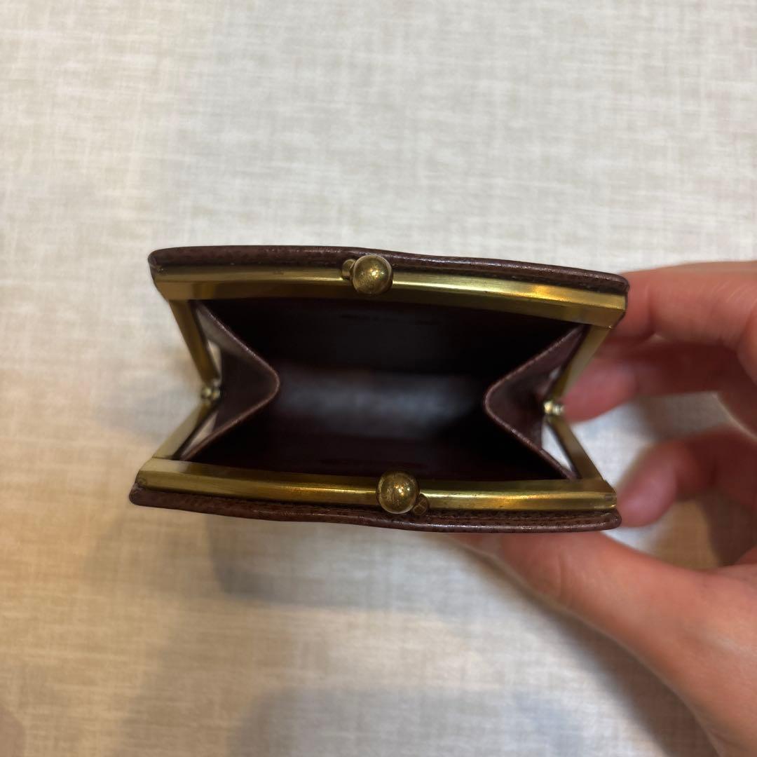 OLD COACH オールドコーチ がま口 ケース イタリア製