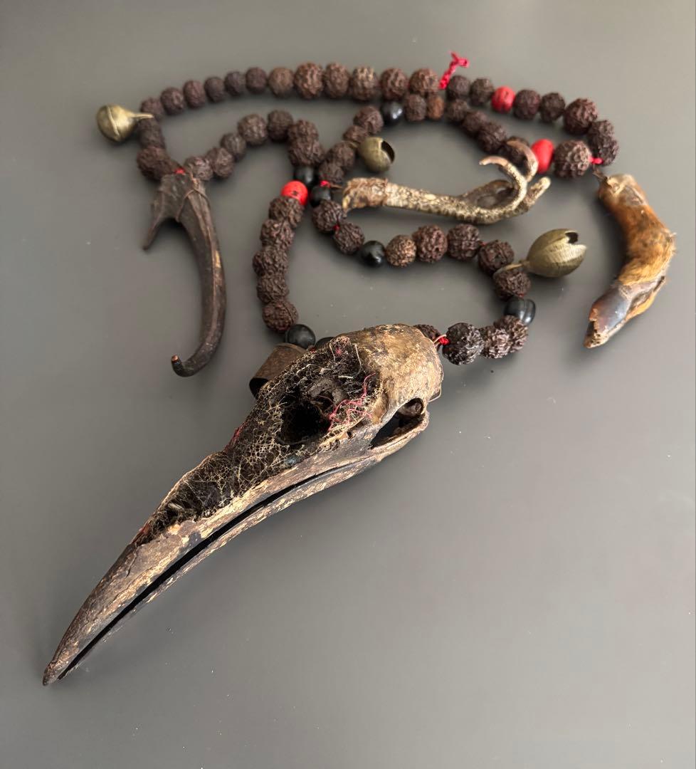 貴重★ オールドシャーマンネックレス / チベット ネパール インド 菩提樹