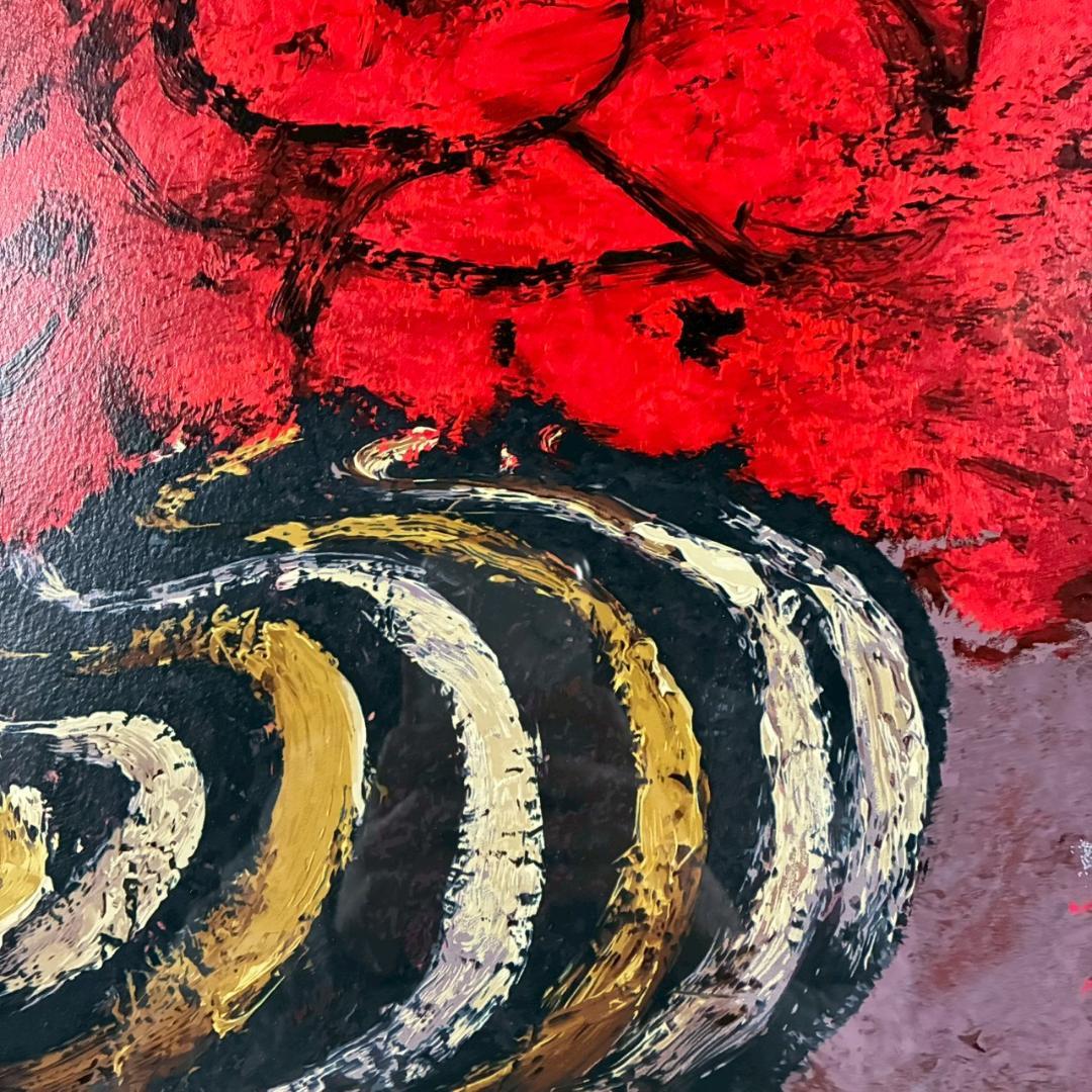 美品 三岸節子「花ヴェロンにて」シルクスクリーン 三岸太郎の遺族サイン・印有り