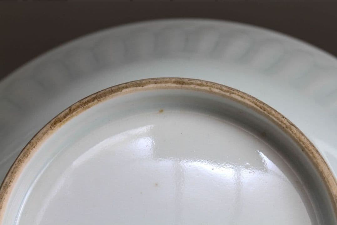 茶碗 木箱付き 青白磁 時代品 唐物 中国美術 茶道具 茶器