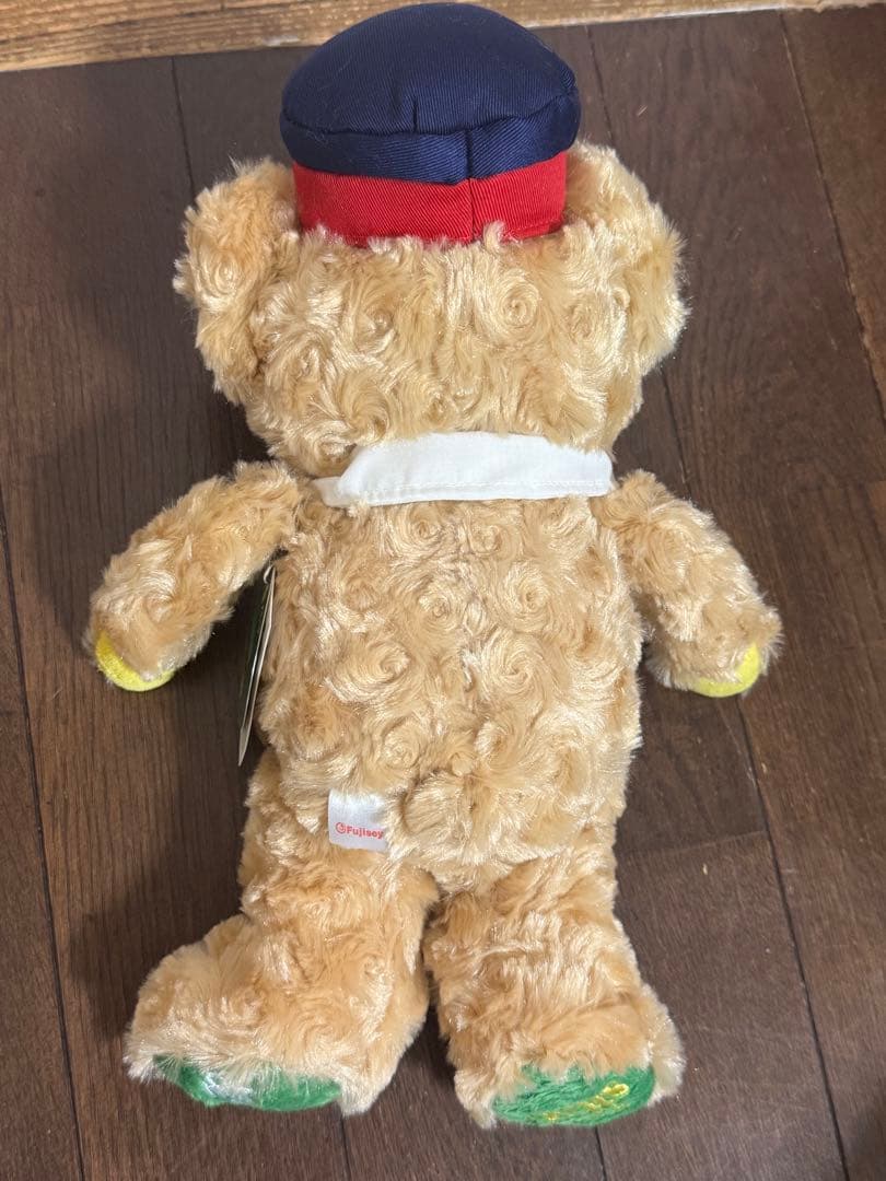 茶色いクマのぬいぐるみ ご当地ベア 神奈川 江ノ電