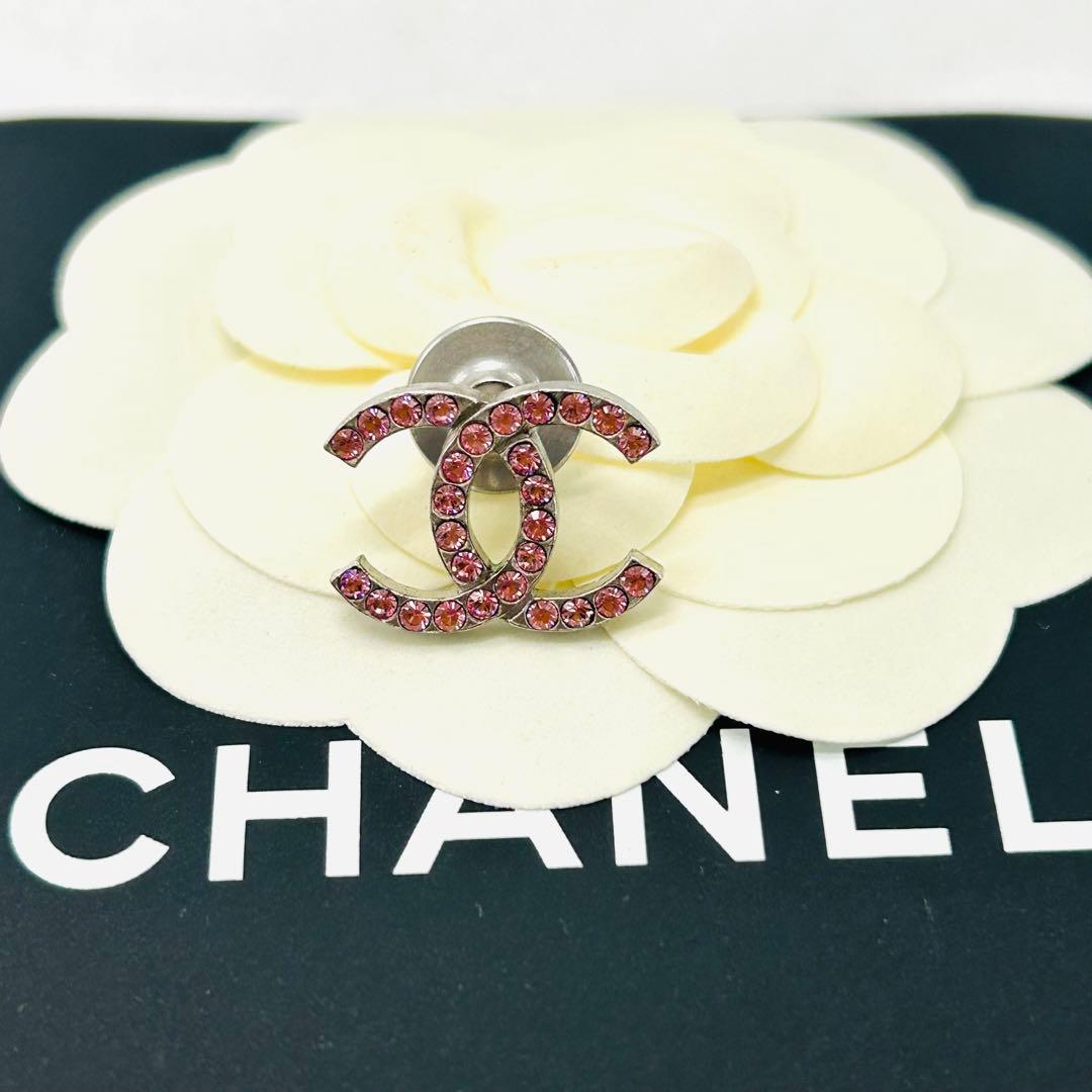 希少　美品　CHANEL シャネル　ヴィンテージ　ココマーク　ピンブローチ