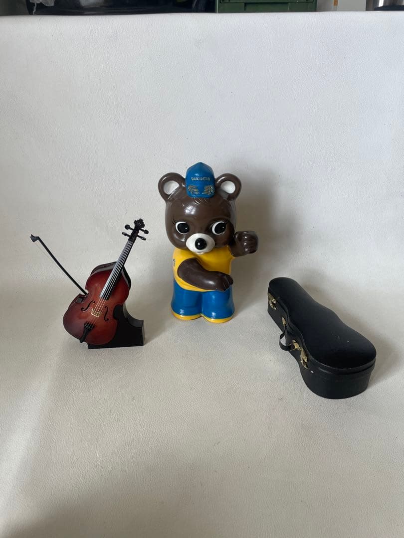 たくぎん たくちゃん 拓ちゃん ソフビ貯金箱 カウンター用 店頭用 コントラバス