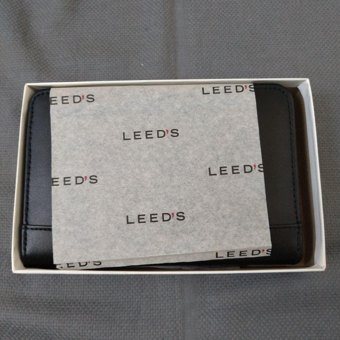 LEED'S 黒色レザー メモ帳 CRITIC LOGIC