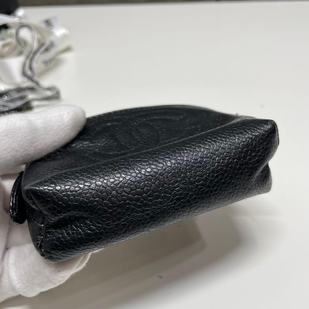 H*A様 CHANEL キャビアスキン　ブラック ケース