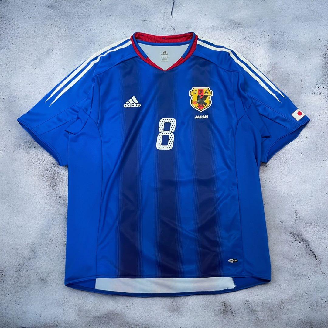【入手困難】04 アテネ五輪 日本代表 ユニフォーム #8 小野伸二 アディダス