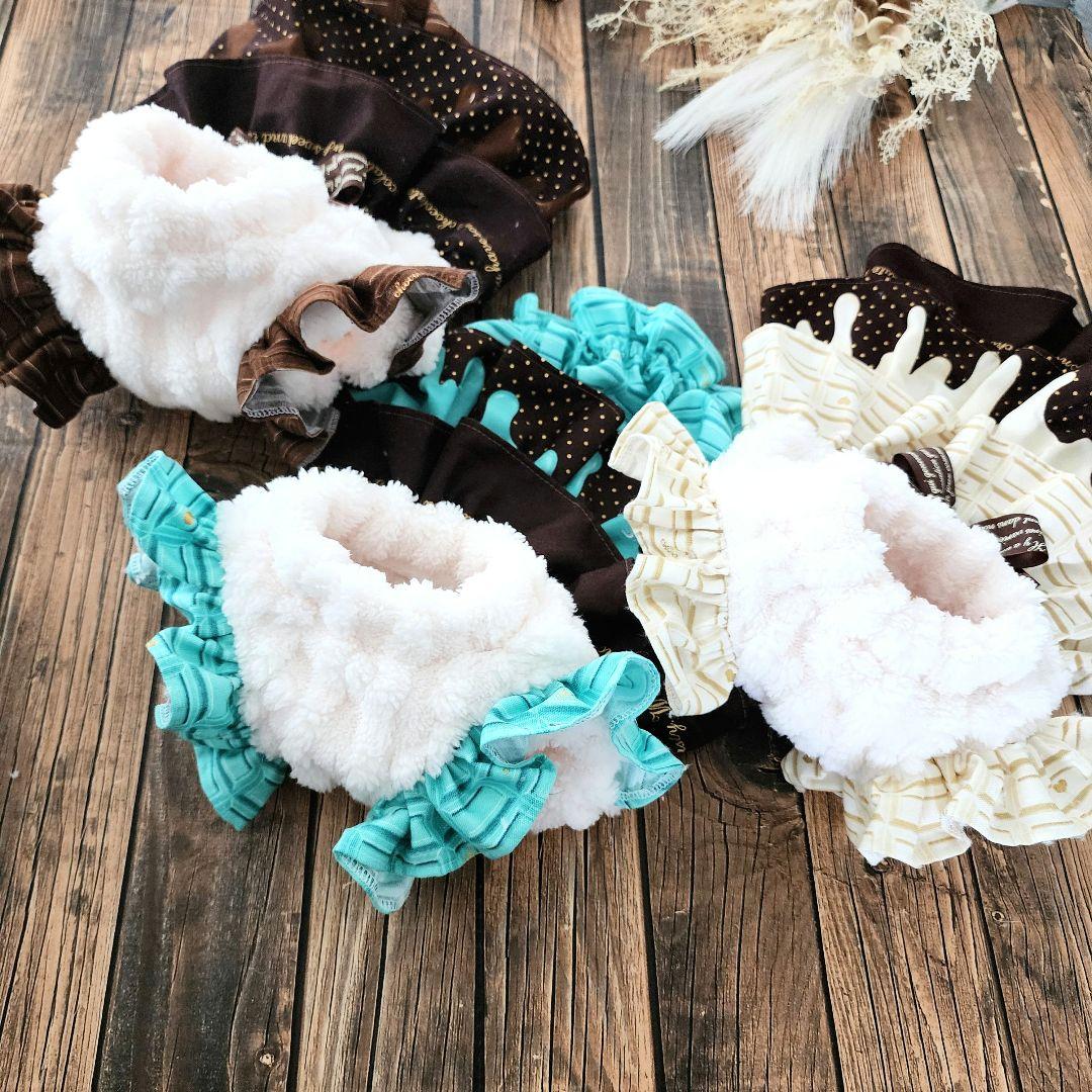 ❤チョコ&ボア❤ワンピース♡オーダー♡ハンドメイド 犬服